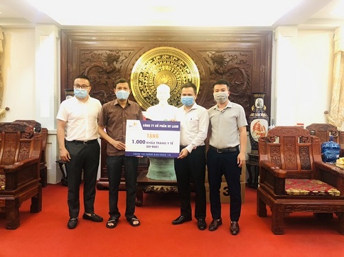 BV LAND TRAO TẶNG 1000 KHẨU TRANG Y TẾ CHO HUYỆN HIỆP HÒA, TỈNH BẮC GIANG