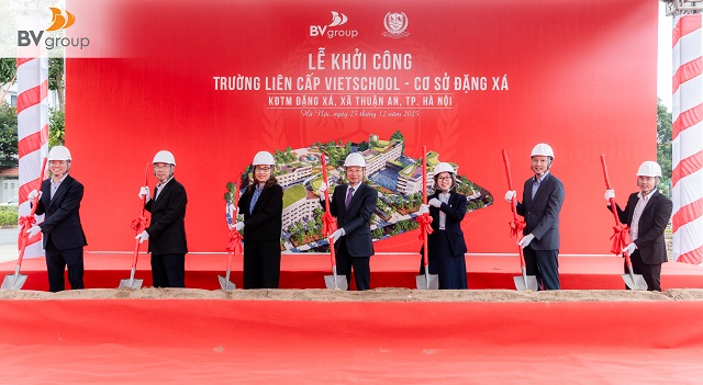 KHỞI CÔNG TRƯỜNG LIÊN CẤP VIETSCHOOL ĐẶNG XÁ – BƯỚC TIẾN MỚI TRONG LĨNH VỰC GIÁO DỤC CỦA BÁCH VIỆT GROUP